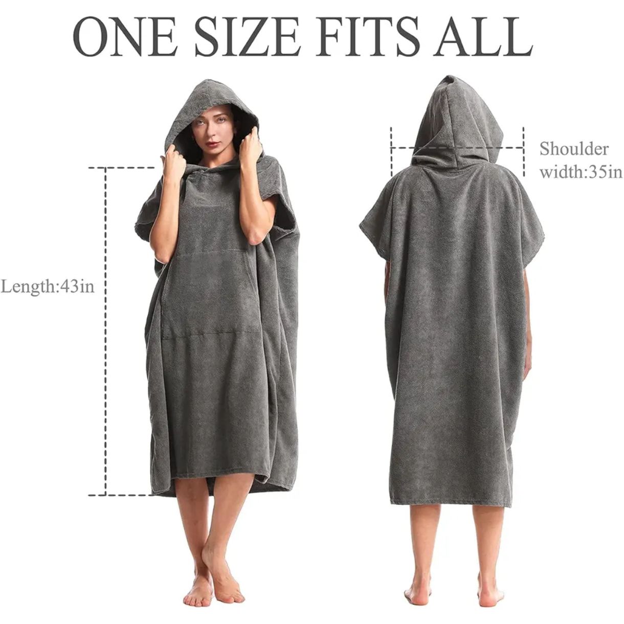 BATH TOWEL WITH POCKET
